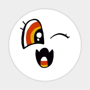 Candy Corn Face Magnet